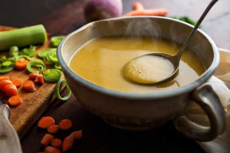 Soupe réconfortante aux légumes d'hiver au Thermomix