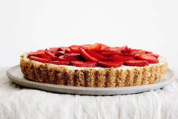 Tarte aux fraises et aux spéculoos au Thermomix