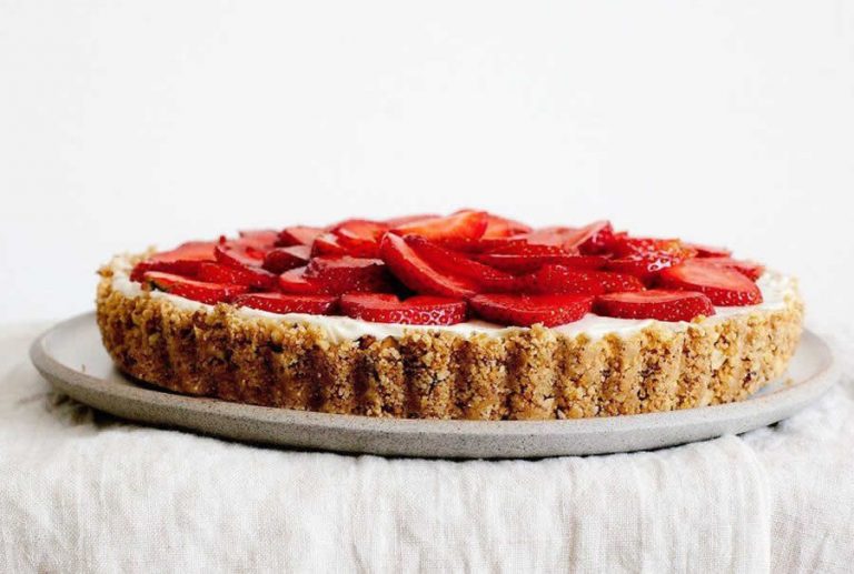 Tarte aux fraises et aux spéculoos au Thermomix