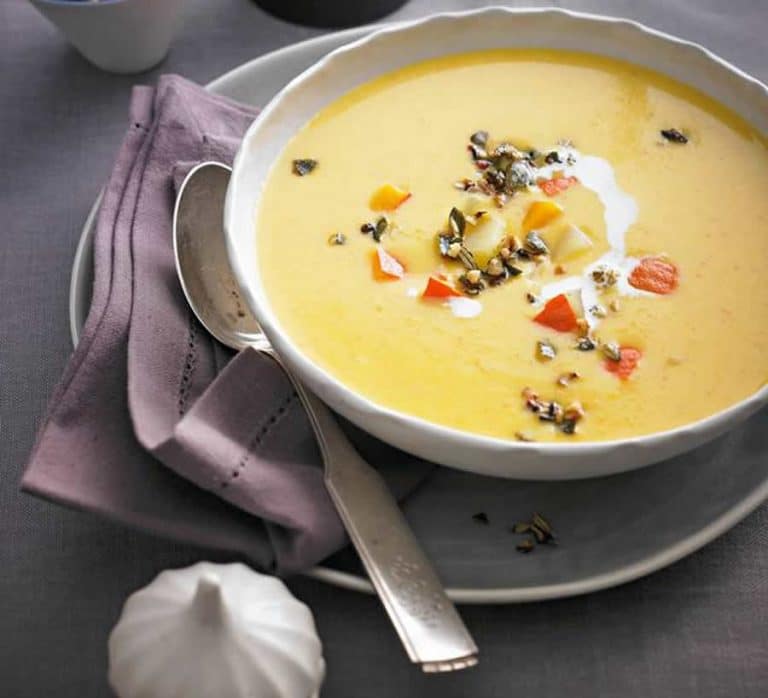 Velouté de châtaigne et potimarron au Thermomix