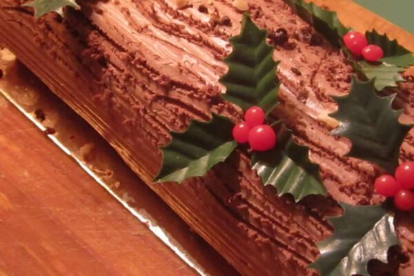 Bûche de Noël au café au Thermomix