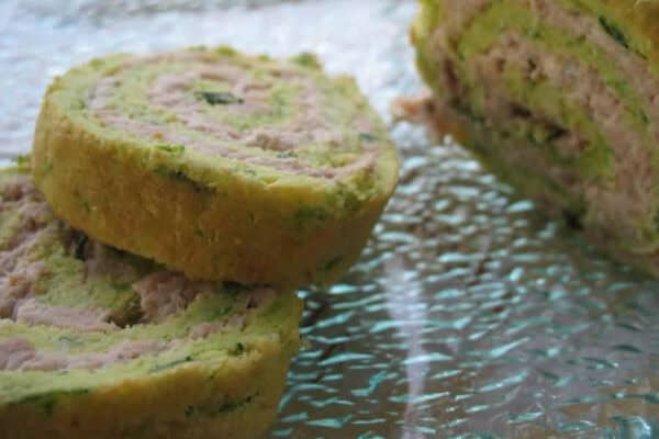 Bûche salée aux courgettes et thon au Thermomix