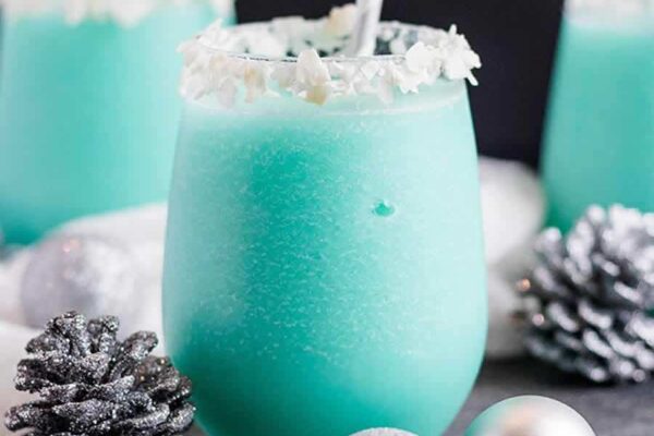 Cocktail de Noël au curaçao au Thermomix