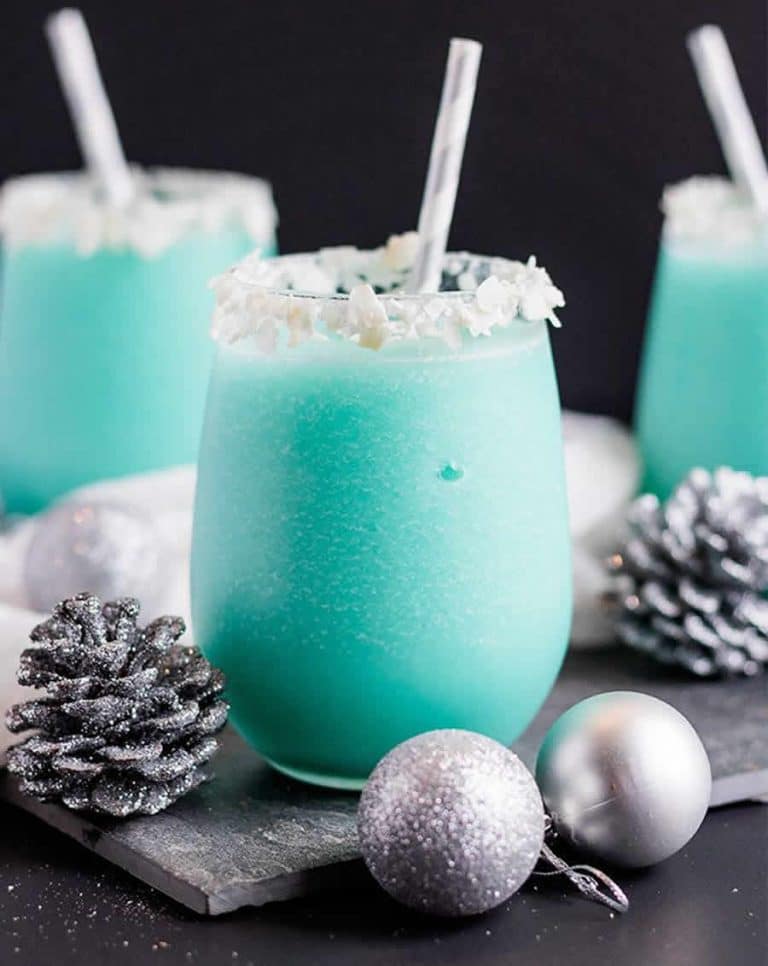 Cocktail de Noël au curaçao au Thermomix