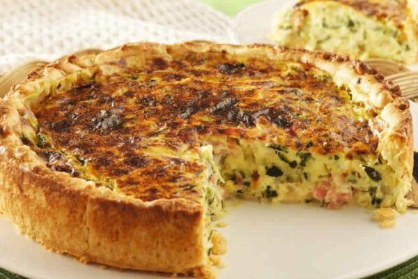 Quiche aux courgettes et jambon au Thermomix