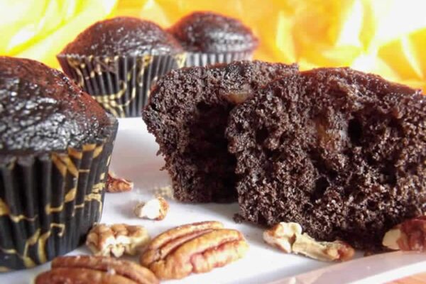Muffins au Chocolat et noix de pecan au Thermomix