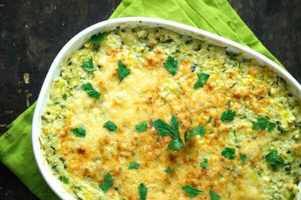 Gratin de pâtes aux courgettes au Thermomix