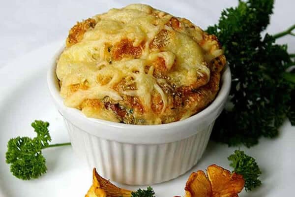 Flan aux champignons et lardon au Thermomix