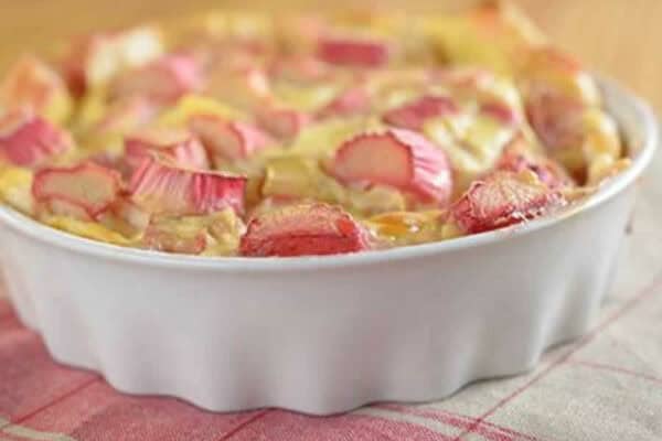 Tarte aux pommes et rhubarbe au Thermomix