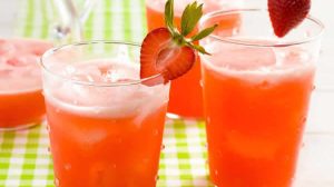 Limonade aux fraises au Thermomix