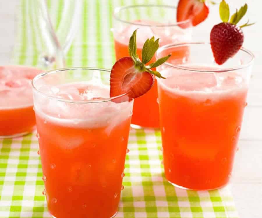 Limonade aux fraises au Thermomix