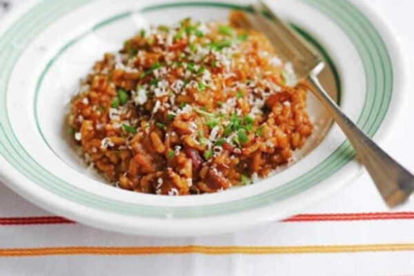 Risotto au chorizo au Thermomix