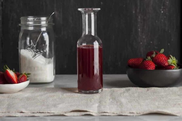 Sirop de fraises naturel au Thermomix