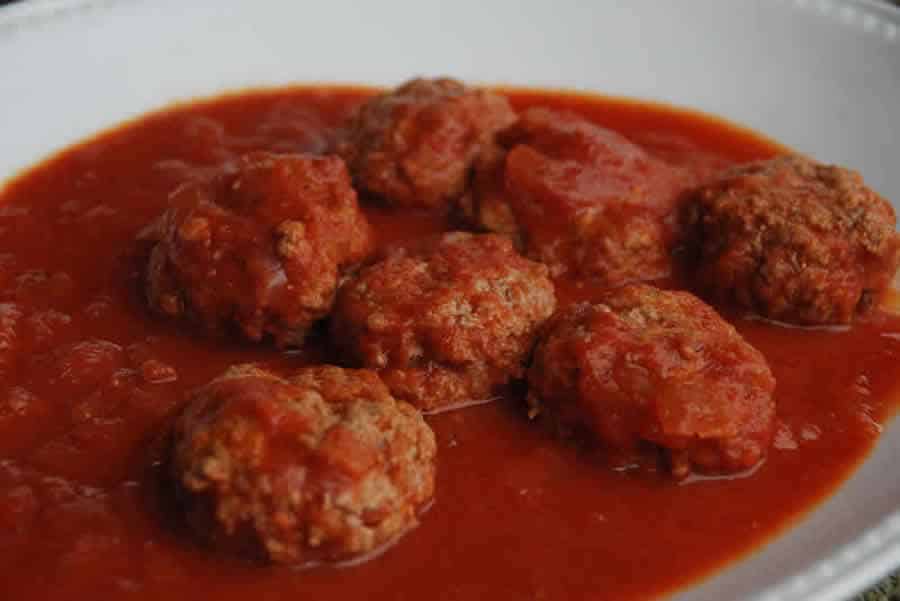 Boulettes de viande à la sauce tomate au Thermomix