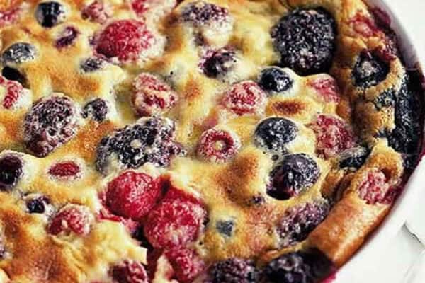 Clafoutis aux fruits rouges au Thermomix