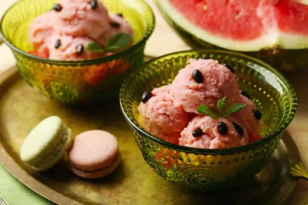 Glace à la pastèque au Thermomix