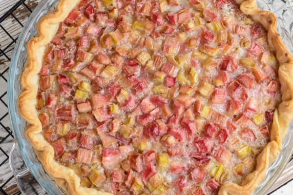 Tarte à la rhubarbe au Thermomix