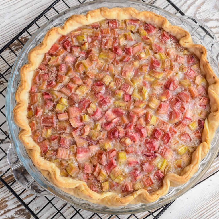 Tarte à la rhubarbe au Thermomix