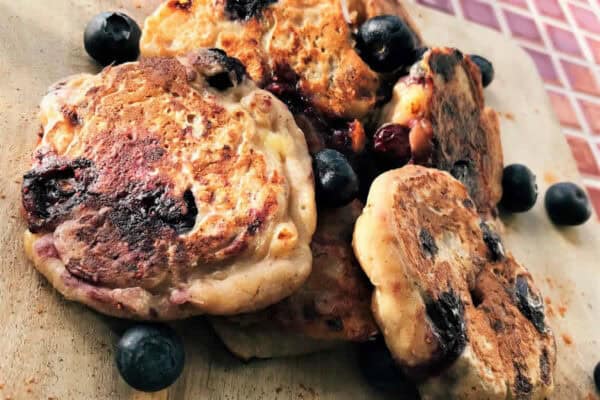 Beignets aux myrtilles au Thermomix