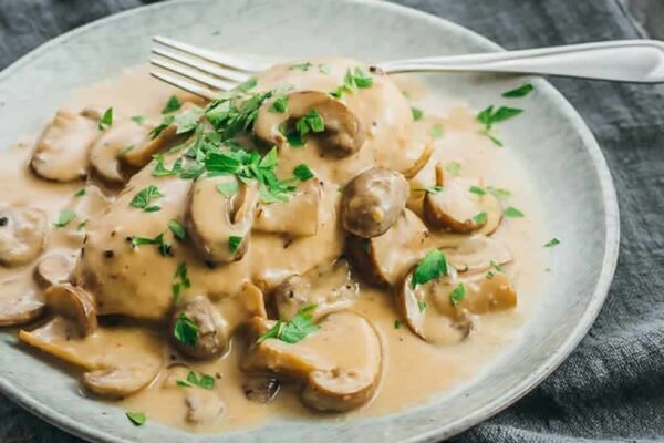 Blanquette de poulet aux champignons WW