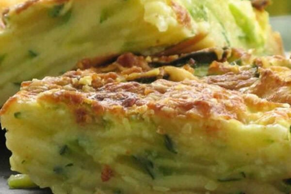 Invisible aux courgettes et chorizo au Thermomix