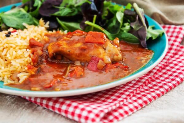 Poulet basquaise au Thermomix