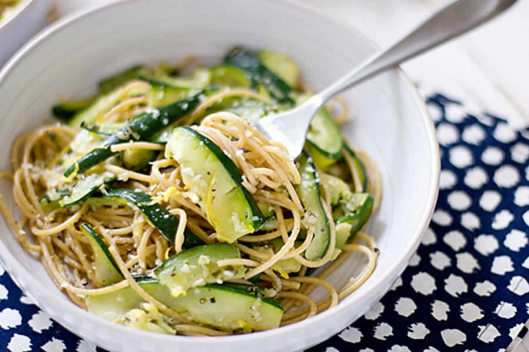 Spaghetti aux courgettes au Thermomix