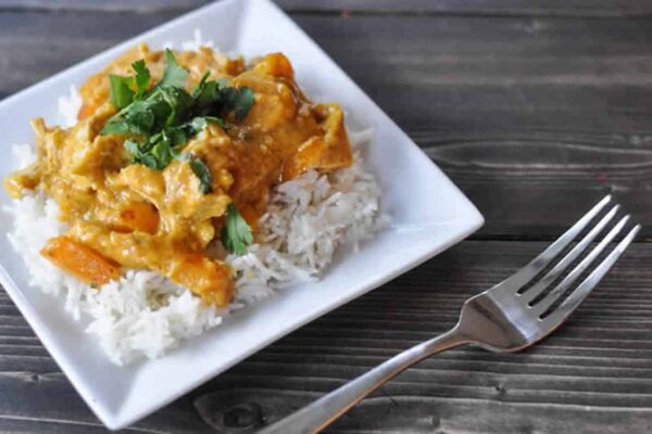 Curry de dinde au lait de coco au Thermomix