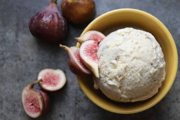 Glace aux figues (sans oeufs) au Thermomix
