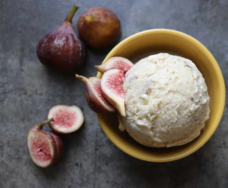 Glace aux figues (sans oeufs) au Thermomix