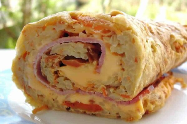 Roulé de pommes de terre et jambon au Thermomix