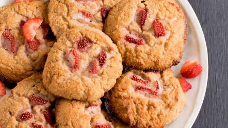 Cookies au yaourt et fraises WW