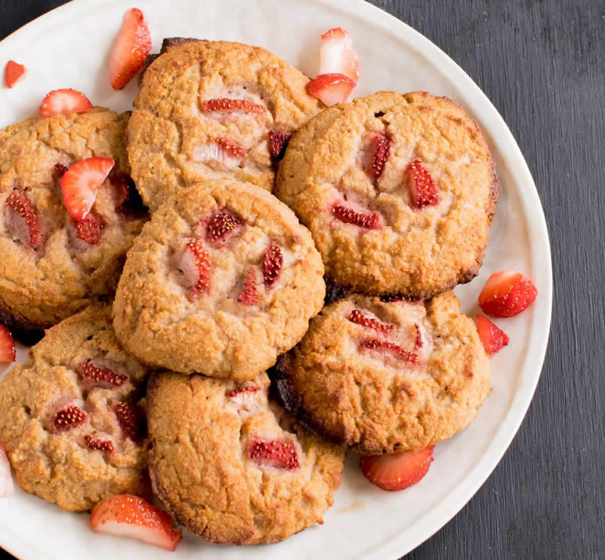 Cookies au yaourt et fraises WW