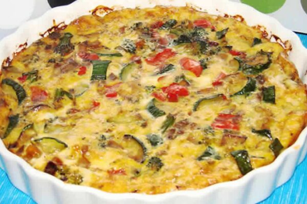 Flan de légumes et jambon WW