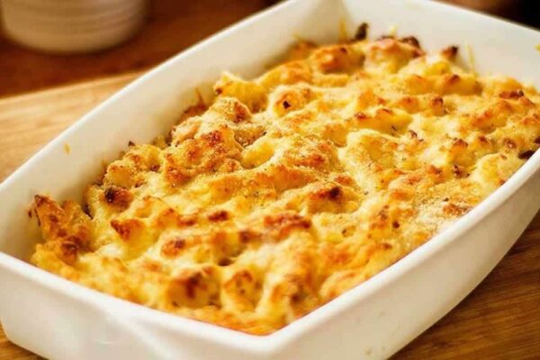 Gratin de pâtes au jambon WW