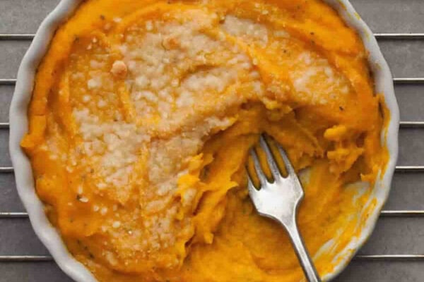 Gratin de potiron au chèvre frais au Thermomix