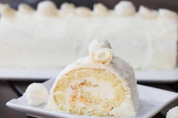 Bûche Raffaello au Thermomix : le dessert de fête qui émerveille petits et grands