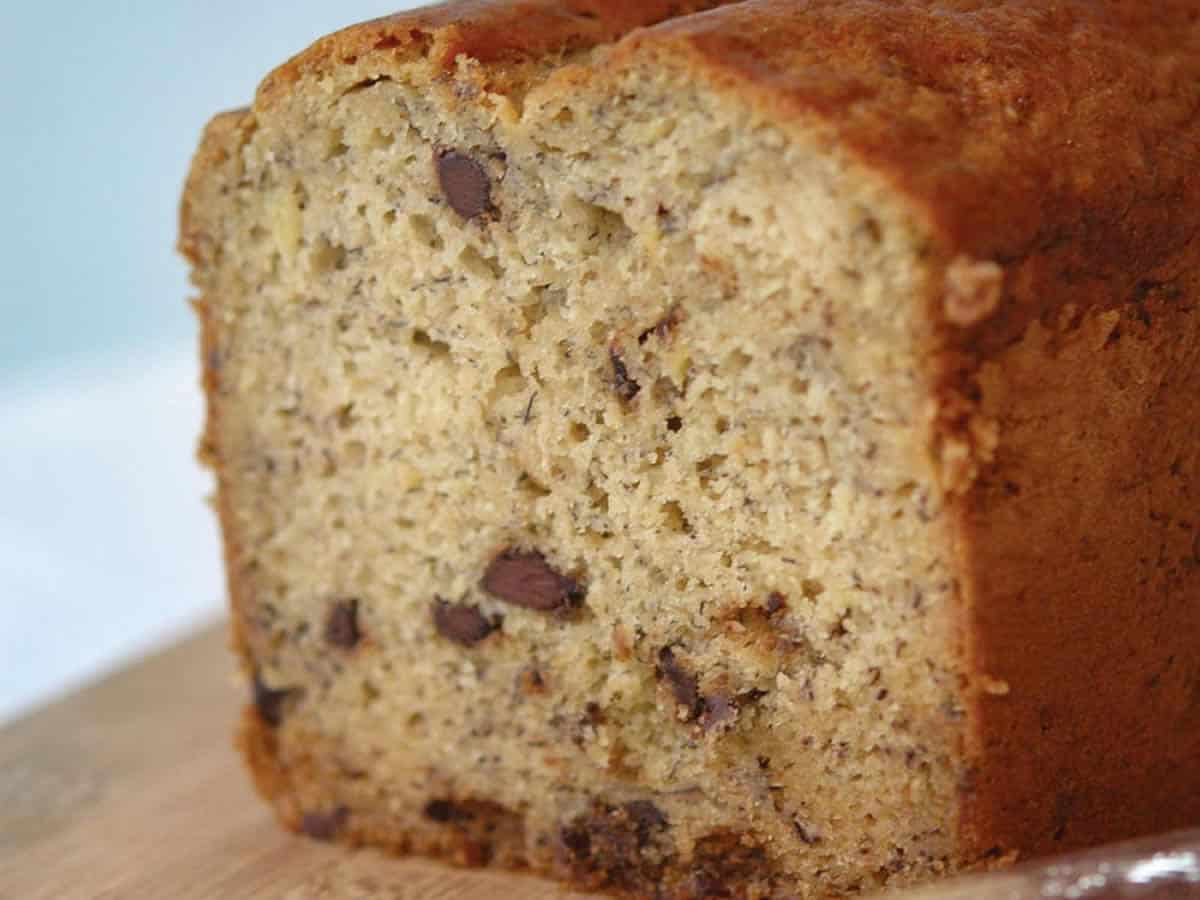 Cake bananes et chocolat WW