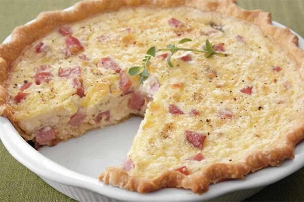 Quiche au jambon et fromage kiri WW