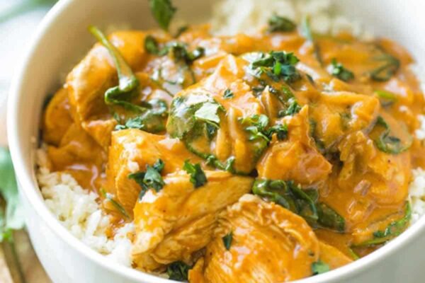 Palt de Poulet au coco et curry au Cookeo