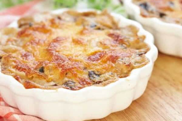 Quiche au jambon et champignons sans pâte WW