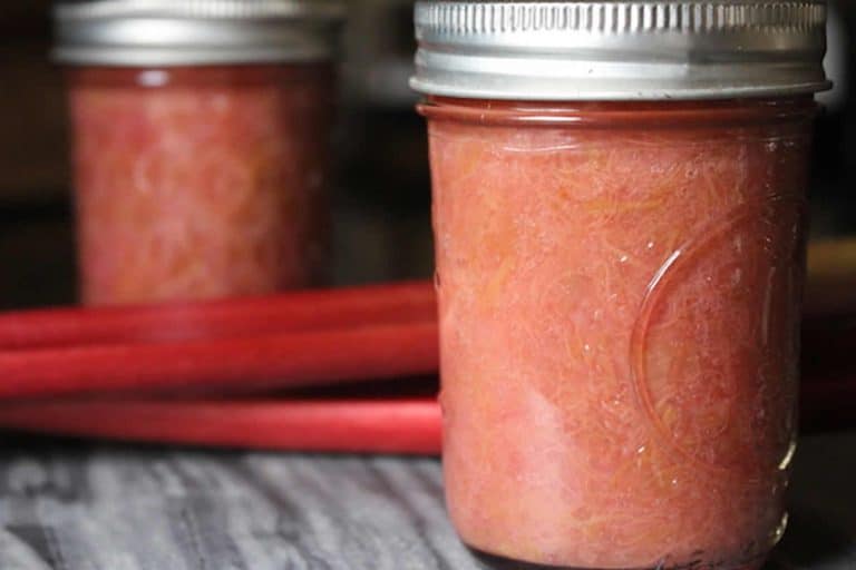 Confiture de Rhubarbe au Thermomix