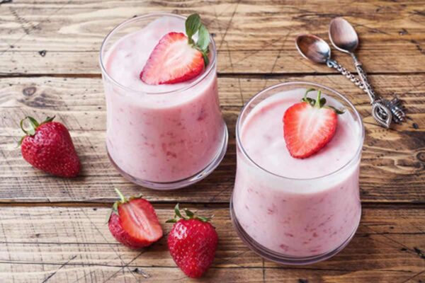 Danonino aux fraises au Thermomix