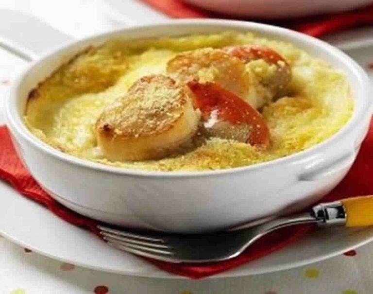 Cassolette de Saint-Jacques aux poireaux au Thermomix