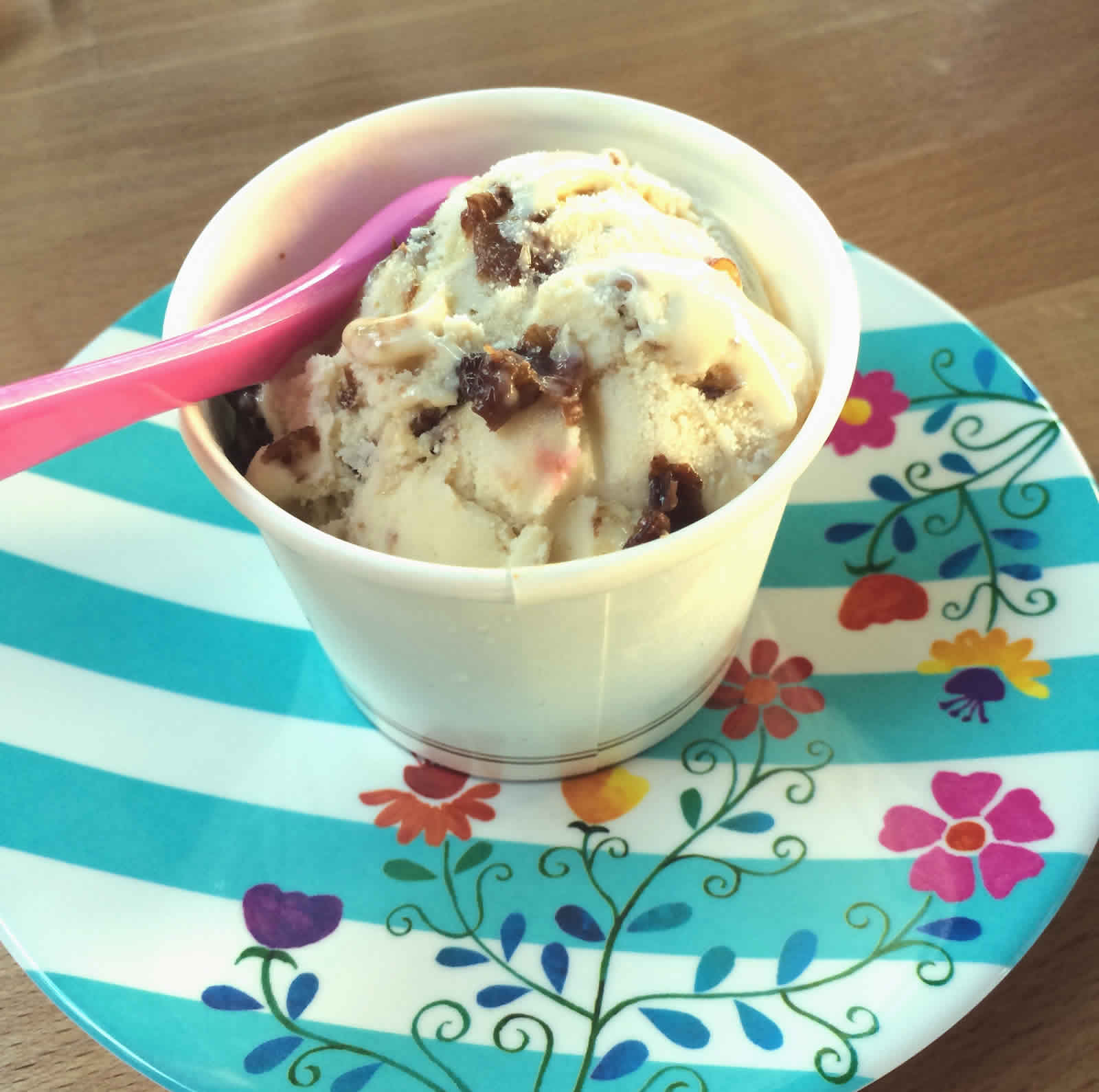 Glace au Rhum et raisins secs au Thermomix