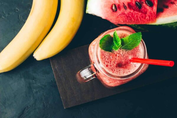 Smoothie pastèque banane au Thermomix