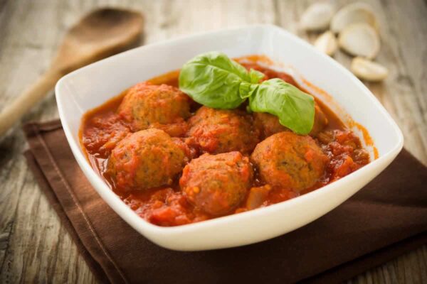 Boulettes de viande hachée à la sauce tomate WW