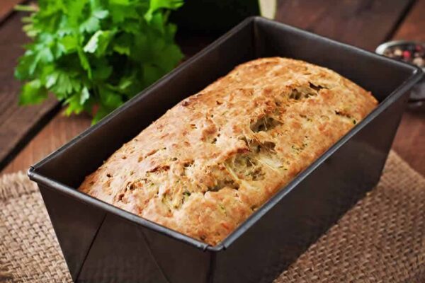 Cake au chèvre et à la courgette au Thermomix