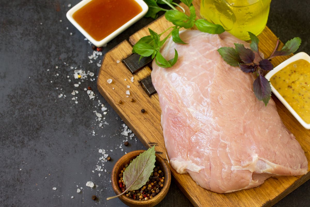 Escalope de poulet léger à la moutarde