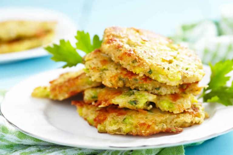 Galettes légères de courgettes au thon